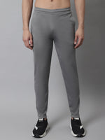 Thumbnail for Jainish Men's Grey Solid Streachable Lycra Trackpants - Distacart