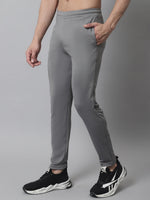Thumbnail for Jainish Men's Grey Solid Streachable Lycra Trackpants - Distacart