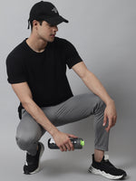 Thumbnail for Jainish Men's Grey Solid Streachable Lycra Trackpants - Distacart