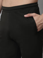 Thumbnail for Jainish Men's Olive Solid Streachable Lycra Trackpants - Distacart