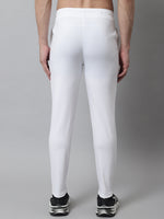 Thumbnail for Jainish Men's White Solid Streachable Lycra Trackpants - Distacart
