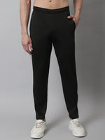 Thumbnail for Jainish Men's Olive Green and White Striped Streachable Lycra Trackpants - Distacart