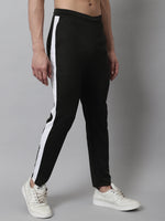 Thumbnail for Jainish Men's Olive Green and White Striped Streachable Lycra Trackpants - Distacart