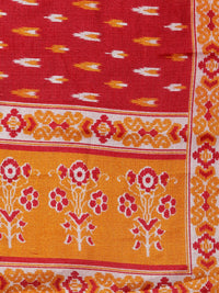 Thumbnail for Women Mustard Yellow & Red Embroidered Kurta With Palazzos & Dupatta - Rasiya