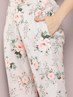 Thumbnail for Jompers Women's Sequin Work Belt, flared Kurta with trousers and dupatta - Lime - Distacart