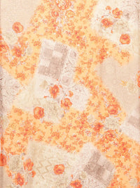 Thumbnail for Women Rust Orange & Beige Self-Striped Kurta With Trousers & Dupatta - Rasiya