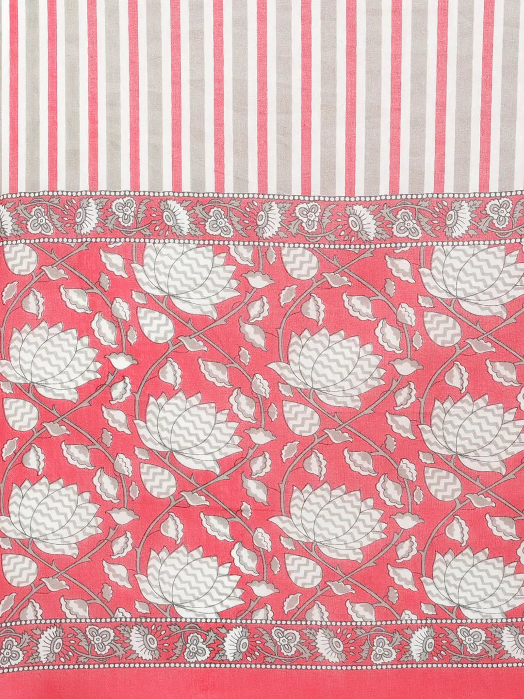 Women Red & Off-White Ethnic Motifs Printed Kurta With Trousers & Dupatta - Rasiya