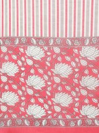 Thumbnail for Women Red & Off-White Ethnic Motifs Printed Kurta With Trousers & Dupatta - Rasiya