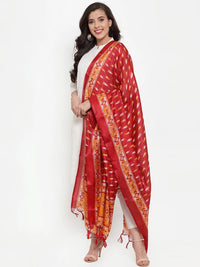 Thumbnail for Women Off-White Solid Kurta With Trousers & Dupatta - Rasiya