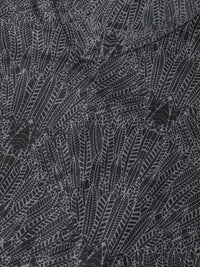 Thumbnail for Women Charcoal Grey & Black Printed Straight Kurta - Rasiya