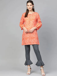 Thumbnail for Women Grey Smart Fit Solid Bottom Flared Trousers - Rasiya