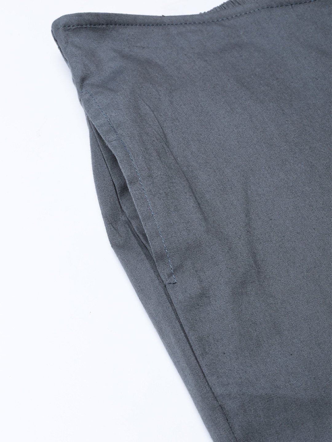 Women Grey Smart Fit Solid Bottom Flared Trousers - Rasiya