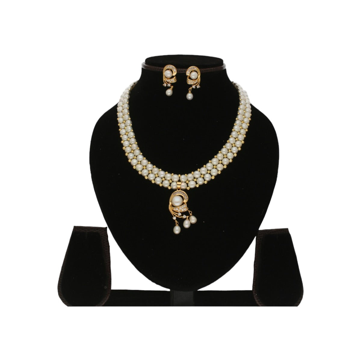 J Pearls Ehani 2 Lines Pearl Necklace - Distacart