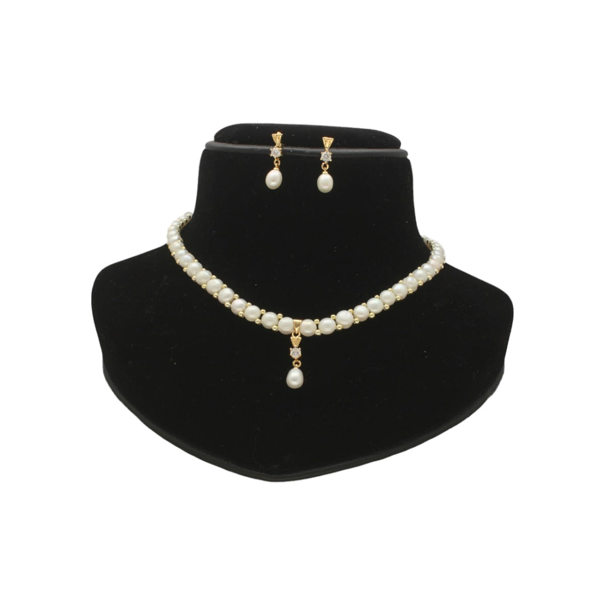 J Pearls Jabi 1 Line Pearl Necklace - Distacart