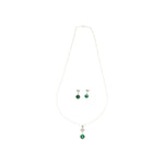 Thumbnail for J Pearls Luvya 925 Silver Pendant Set - Distacart
