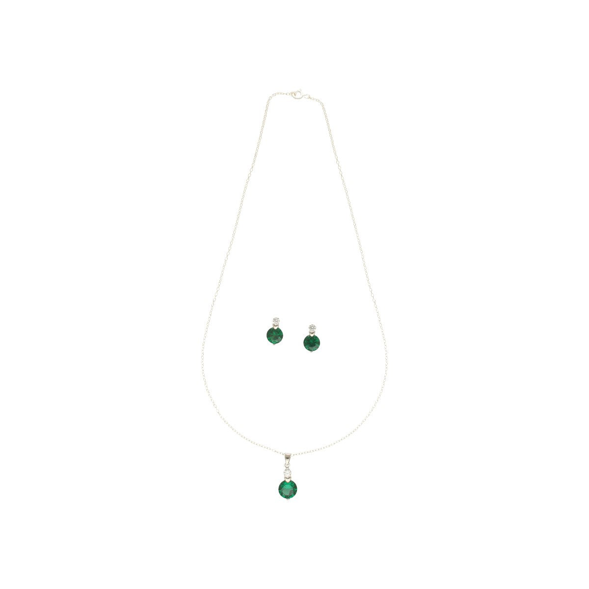 J Pearls Xeni 925 Silver Pendant Set - Distacart