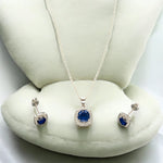Thumbnail for J Pearls Bella 925 Silver Pendant Set - Distacart