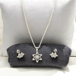 Thumbnail for J Pearls Trellis 925 Silver Pendant Set - Distacart