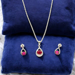 Thumbnail for J Pearls Roye 925 Silver Pendant Set - Distacart