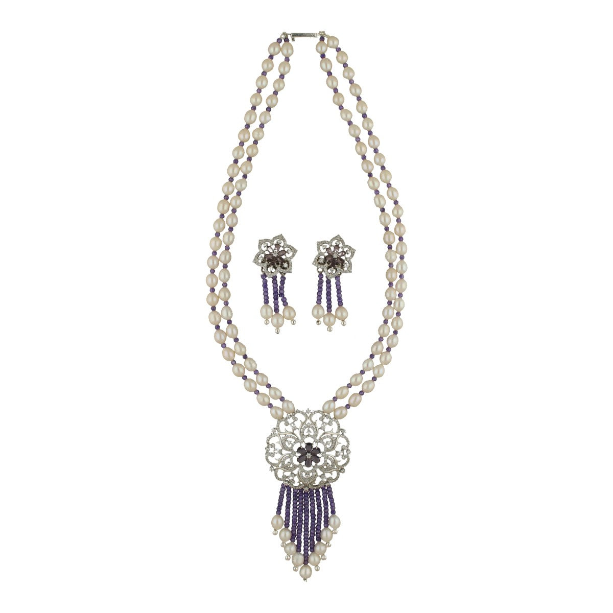 J Pearls Krivi Pearl Set - Distacart