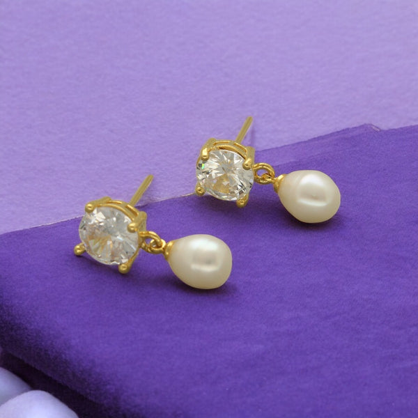 J Pearls Ipsit Pearl Earrings - Distacart