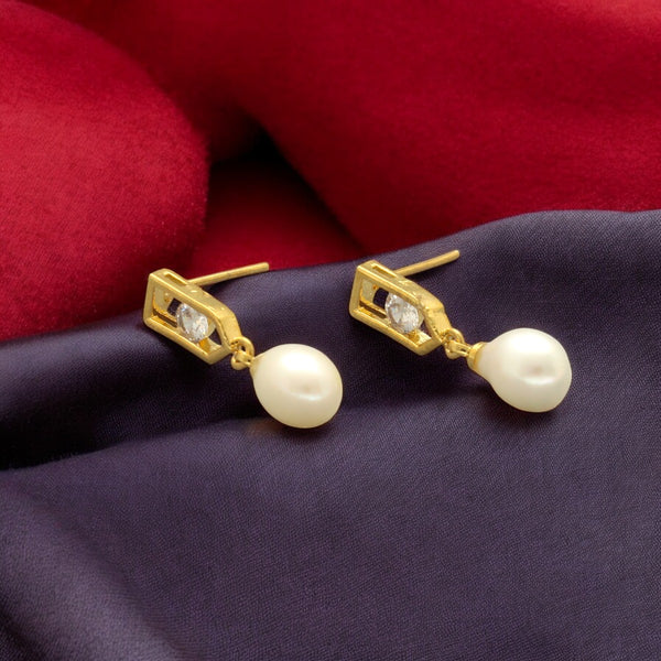 J Pearls Vitya Pearl Earrings - Distacart