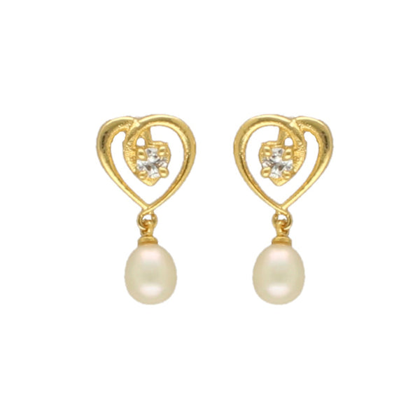 J Pearls Lovely Pearl Earrings - Distacart