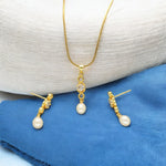 Thumbnail for J Pearls Elora Pearl Pendant Set - Distacart