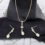 Thumbnail for J Pearls Cally Pearl Pendant Set - Distacart