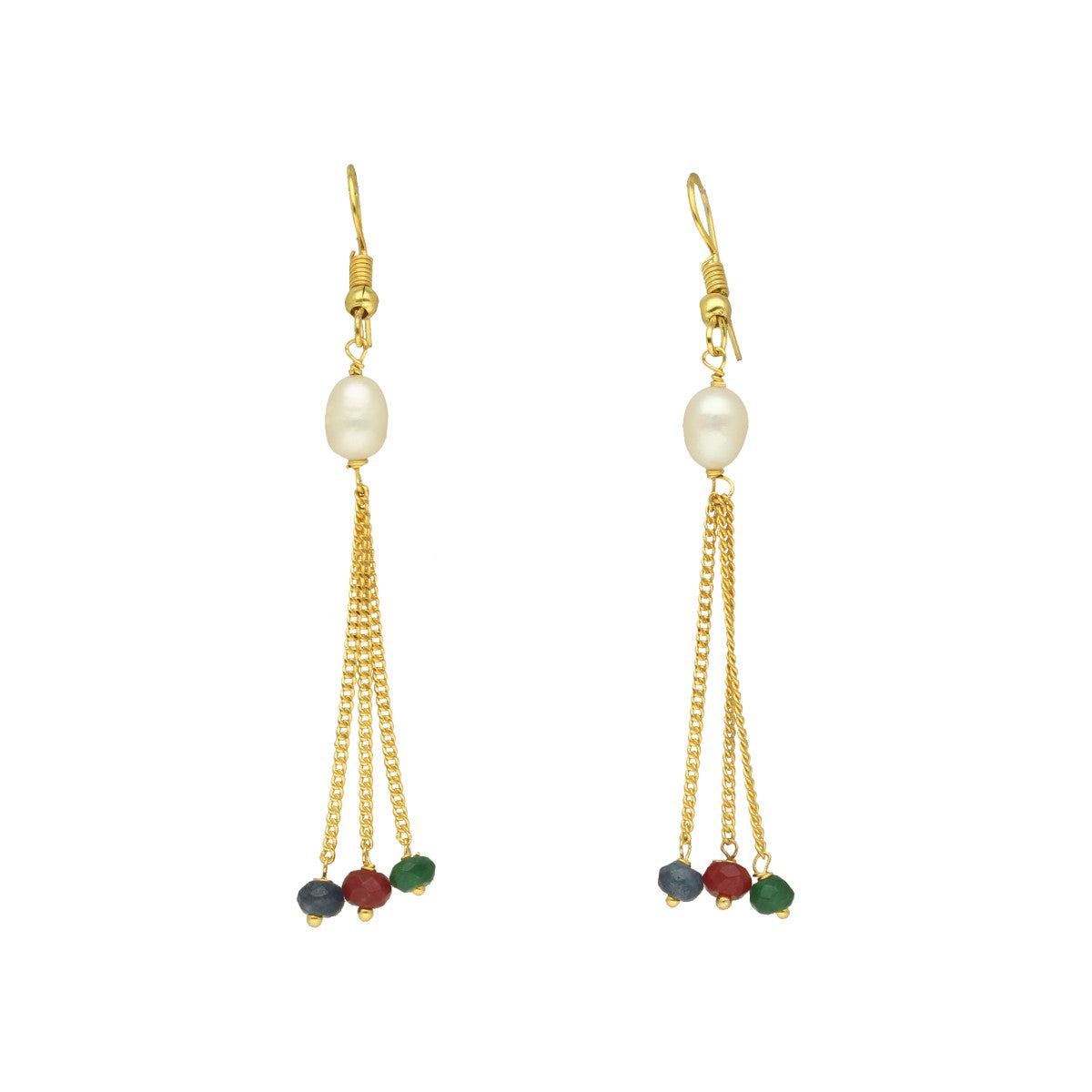 J Pearls Valeria Pearl Earrings - Distacart