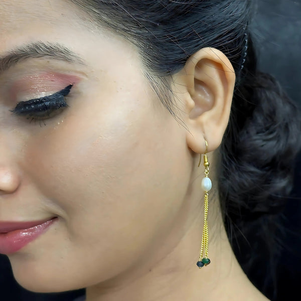 J Pearls Valeria Pearl Earrings - Distacart