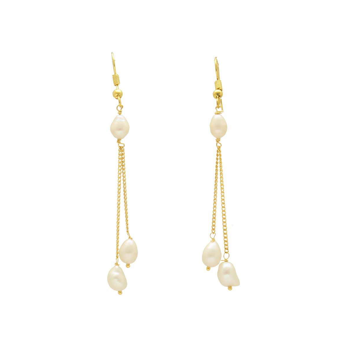 J Pearls Royal Duchess Pearl Earrings - Distacart