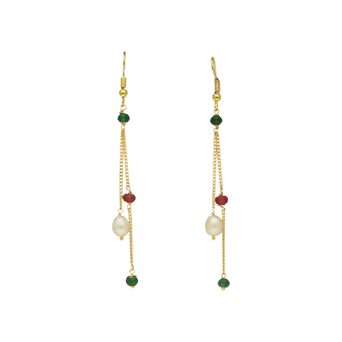 J Pearls Zuri Pearl Earrings - Distacart