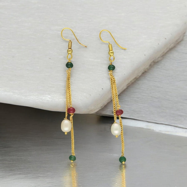 J Pearls Zuri Pearl Earrings - Distacart