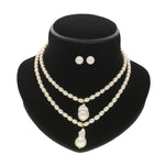 Thumbnail for J Pearls Oeshi 2 Lines Oval Pearl Necklaces - Distacart