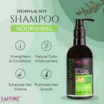 Thumbnail for Saffire Naturals Henna & Soy Protein Deep Root Nourishing Shampoo - Distacart