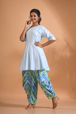 Thumbnail for Morchari Patiala Salwar Top - Multicolour - Distacart