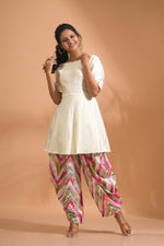 Thumbnail for Morchari Patiala Salwar Top - Multicolour - Distacart