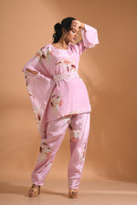 Thumbnail for Morchari Kaftan Set With Hand Embroidery - Multicolour - Distacart