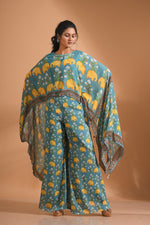 Thumbnail for Morchari Kaftan Set With Hand Embroidery - Multi - Distacart