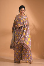 Thumbnail for Morchari Kaftan Set With Hand Embroidery - Multi - Distacart