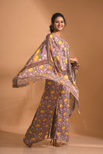 Thumbnail for Morchari Kaftan Set With Hand Embroidery - Multi - Distacart