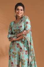 Thumbnail for Morchari Top And Pant - Light Green - Distacart