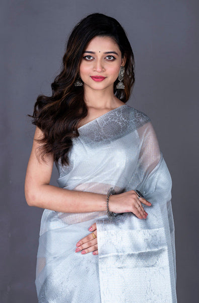 Morchari Baranasi Kota Zari Saree - Mahandi - Distacart