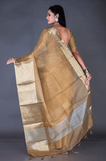Thumbnail for Morchari Baranasi Kota Zari Saree - Gold - Distacart
