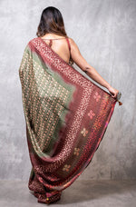 Thumbnail for Morchari Pure Russian Silk Saree Digital Print - Multicolour - Distacart