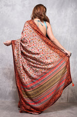 Thumbnail for Morchari Pure Russian Silk Saree Digital Print - Multicolour - Distacart