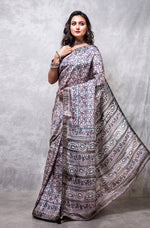 Thumbnail for Morchari Pure Russian Silk Saree Digital Print - Multicolour - Distacart