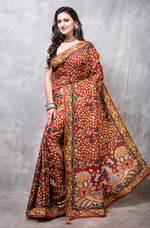 Thumbnail for Morchari Pure Dola Silk Saree Digital Print - Multicolour - Distacart