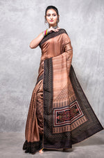 Thumbnail for Morchari Pure Dola Silk Saree Digital Print - Multicolour - Distacart